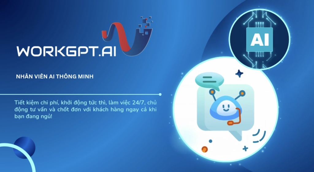 WorkGPT Webbot là giải pháp AI Chatbot tự động thông minh