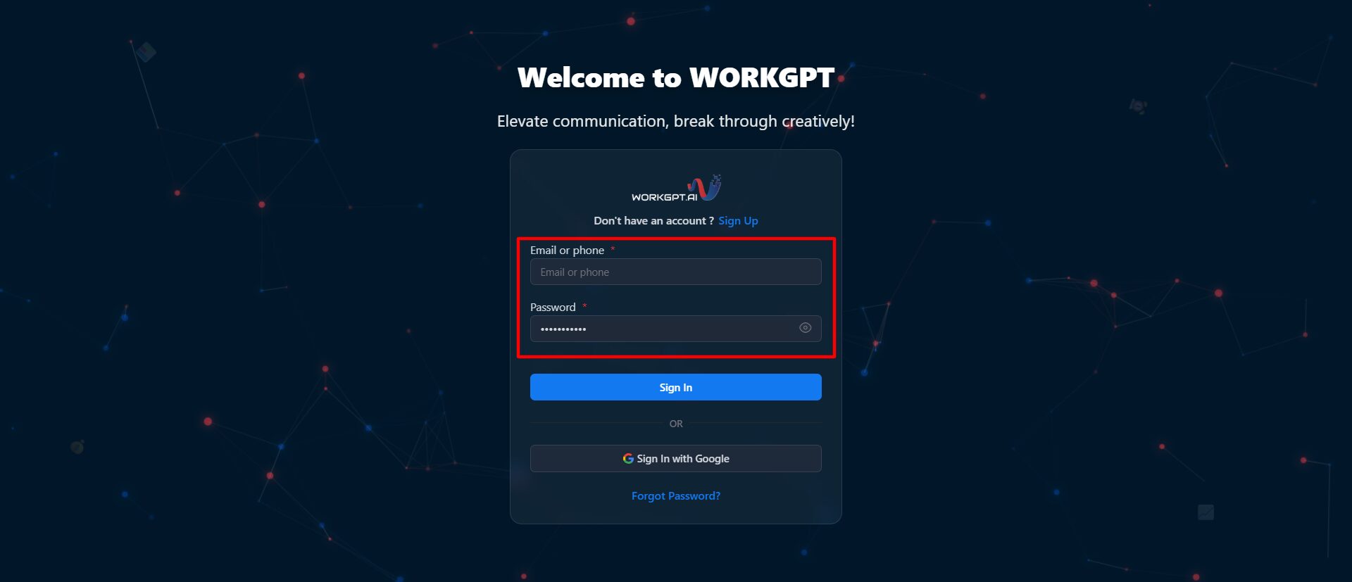 Hướng dẫn tạo và sử dụng WorkGPT Chatbot AI