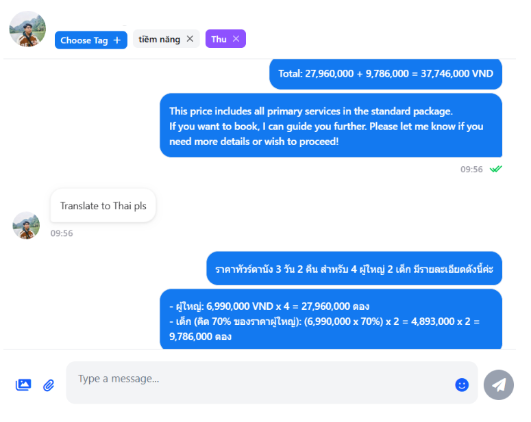 Tính năng WorkGPT Chatbot AI