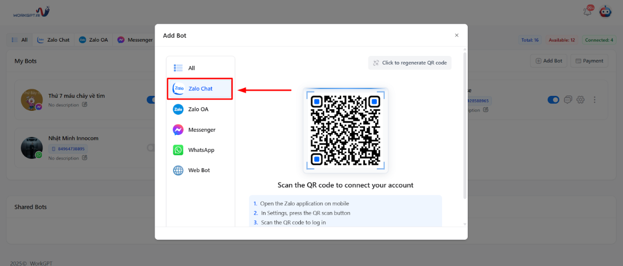 Hướng dẫn tạo và sử dụng WorkGPT Chatbot AI