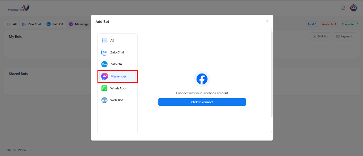 Hướng dẫn tạo và sử dụng WorkGPT Chatbot AI