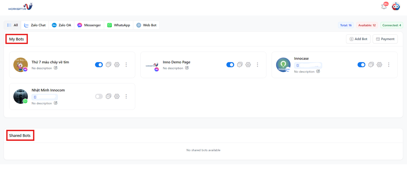 Hướng dẫn tạo và sử dụng WorkGPT Chatbot AI