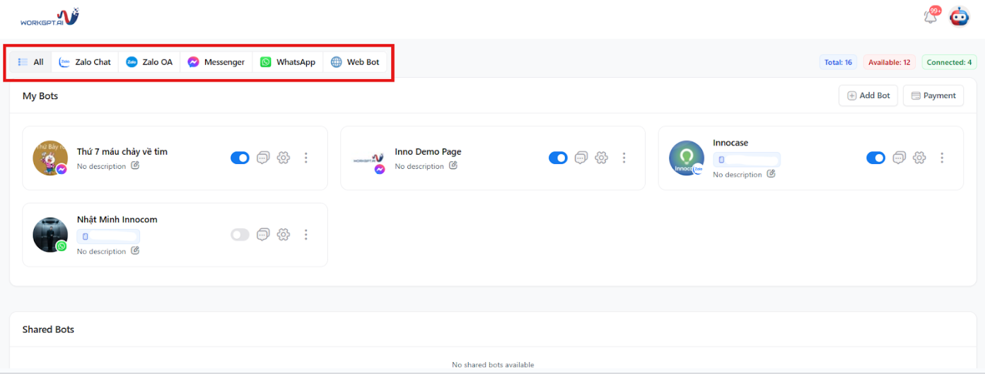 Hướng dẫn tạo và sử dụng WorkGPT Chatbot AI