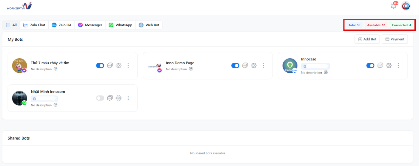 Hướng dẫn tạo và sử dụng WorkGPT Chatbot AI
