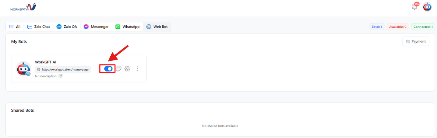 Hướng dẫn tạo và sử dụng WorkGPT Chatbot AI