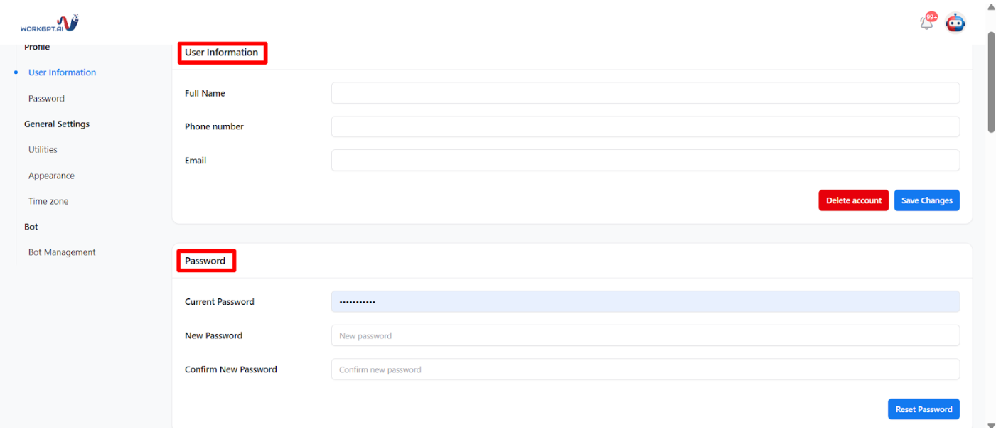 Hướng dẫn tạo và sử dụng WorkGPT Chatbot AI