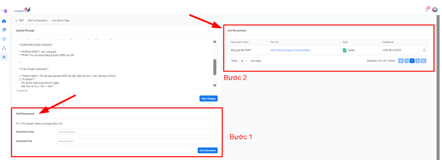 Hướng dẫn tạo và sử dụng WorkGPT Chatbot AI