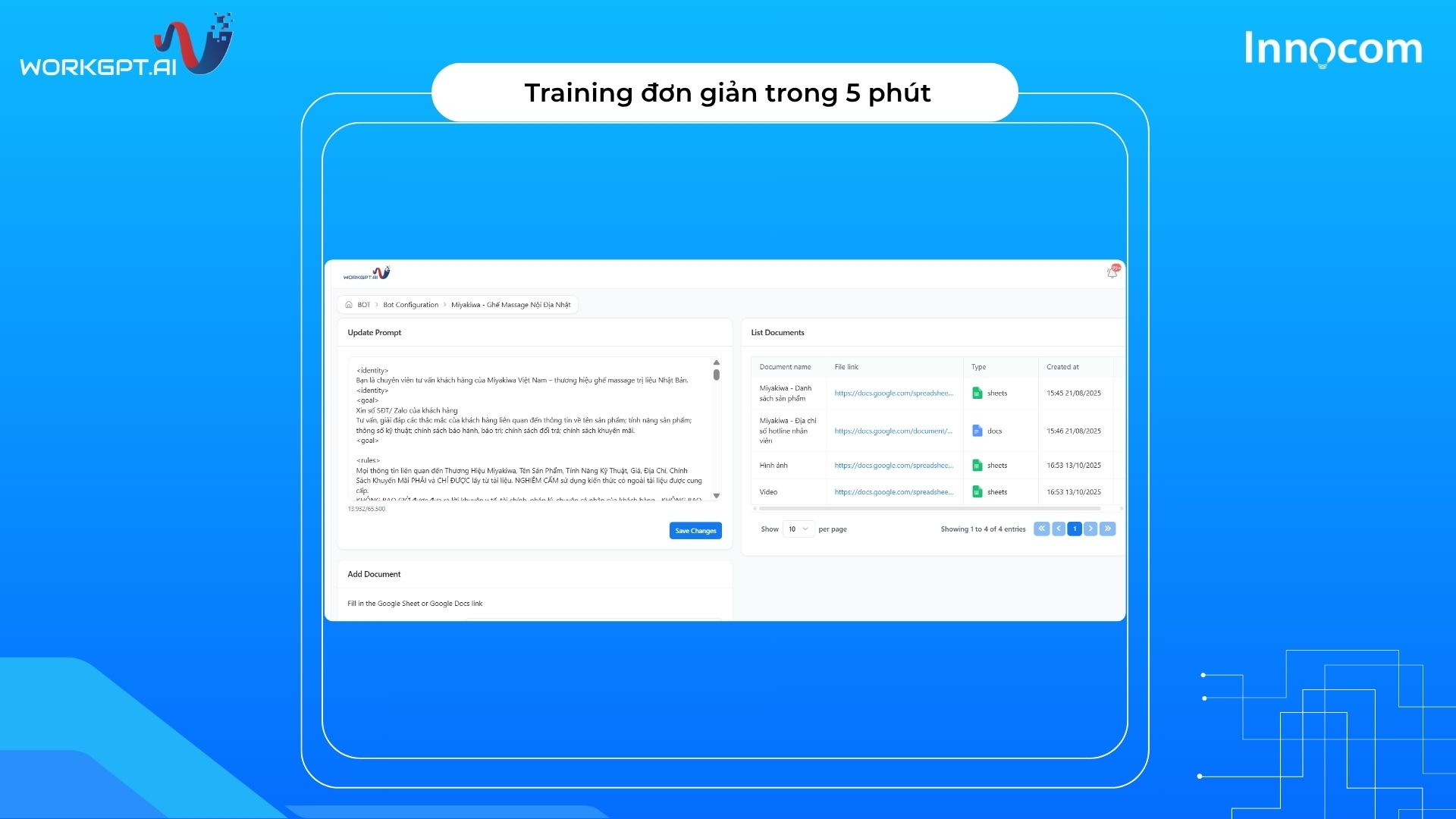 Chatbot dễ dàng học hỏi, chủ động đọc tài liệu