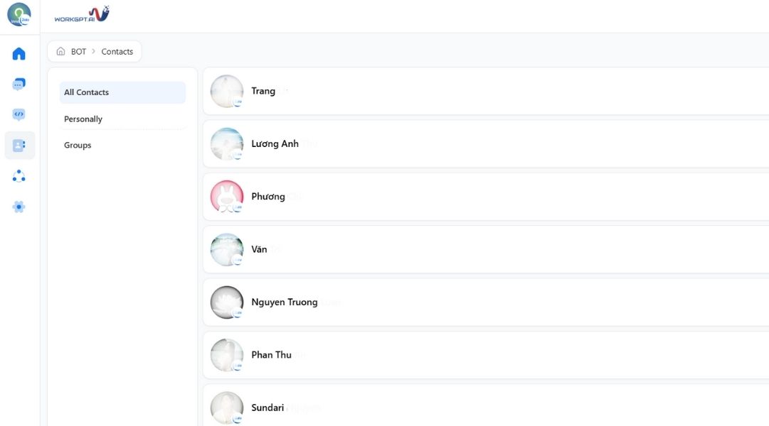 Lưu trữ toàn bộ cuộc hội thoại