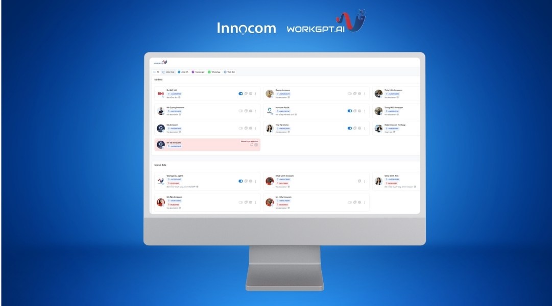 Tập trung trong 1 màn hình quản lý tiện lợi