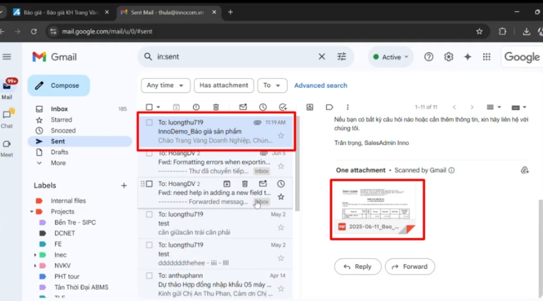 WorkGPT Chatbot AI tự động tạo hóa đơn gửi khách
