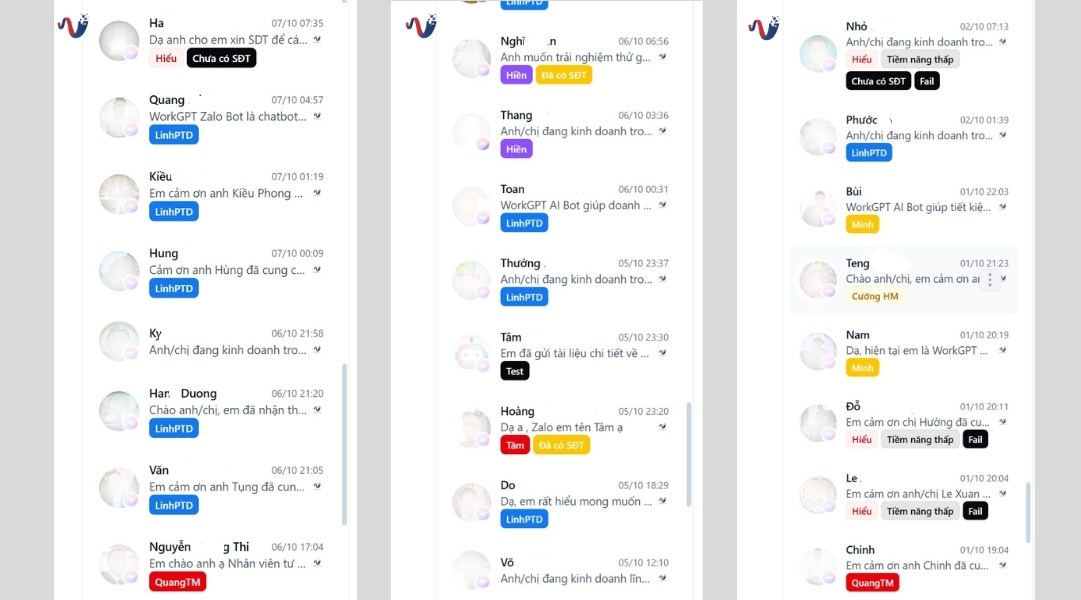 Workgpt Messenger Chatbot AI trực page tự động 24/7