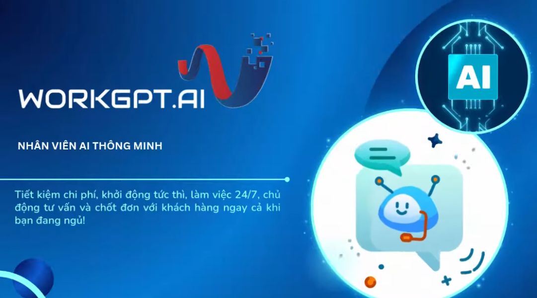 WorkGPT AI - Chatbot chăm sóc khách hàng bất động sản hiệu quả