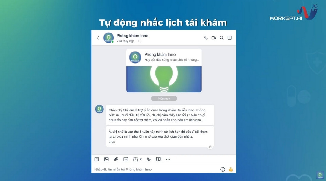 Chatbot AI tự động CSKH định kỳ