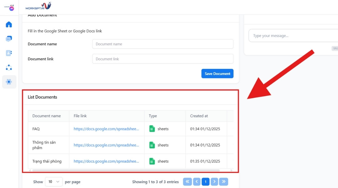 Cung cấp đầy đủ dữ liệu training cho Chatbot