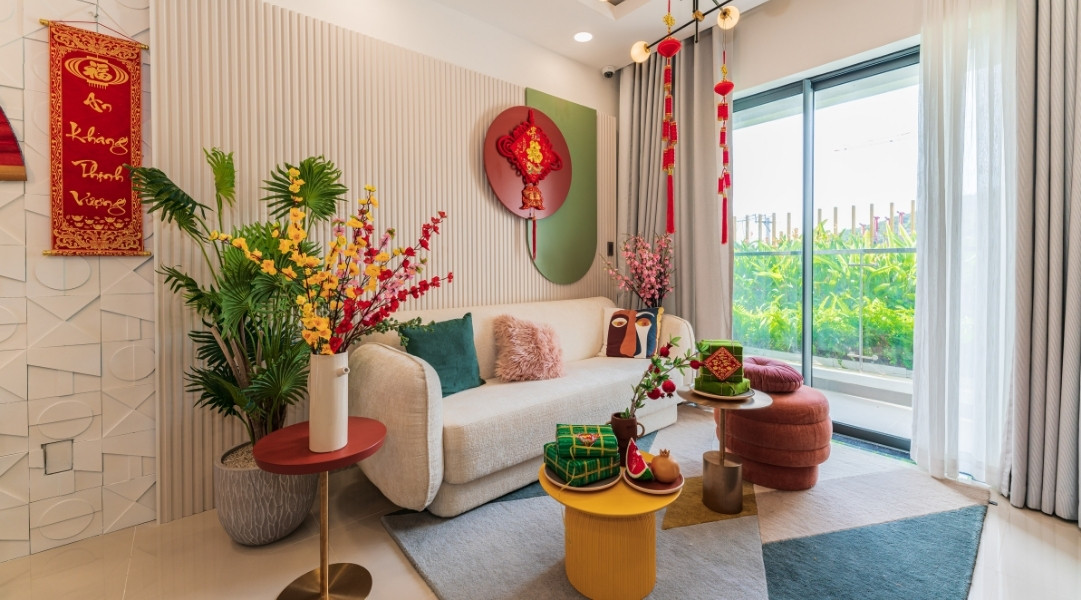 Trang trí Tết văn phòng công ty 2026