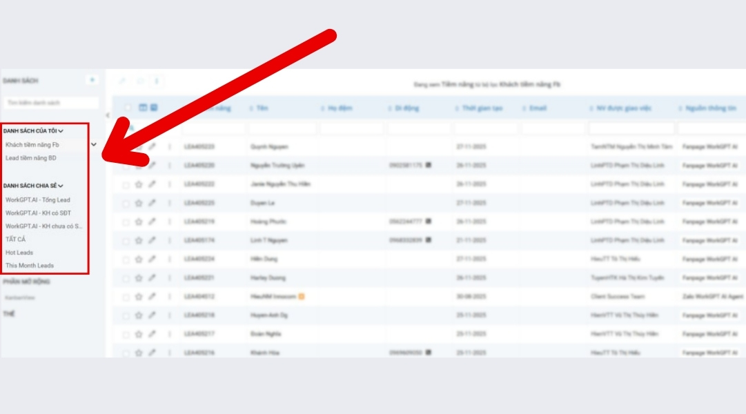 Tự động phân loại khách hàng tiềm năng