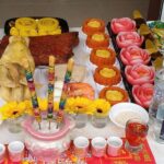 Mâm cúng khai trương công ty vào đầu năm