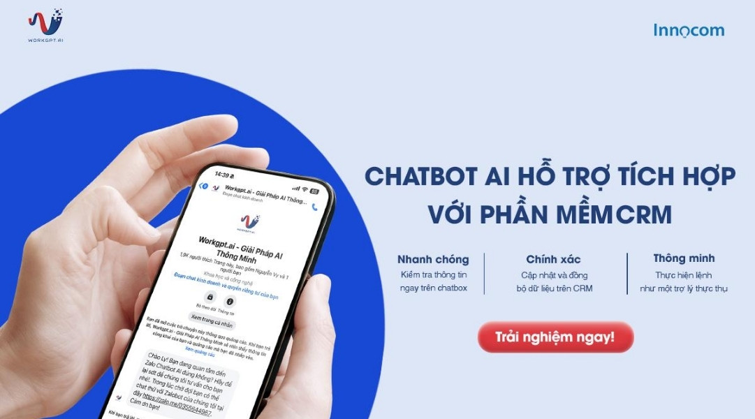 Chatbot AI tích hợp CRM
