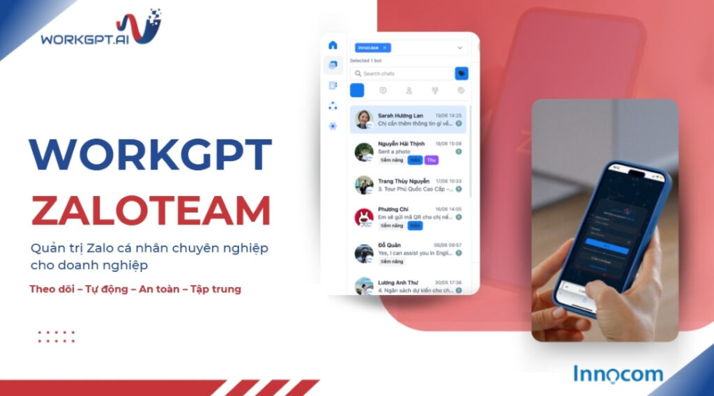 ZaloTeam – Quản lý Sale “Một chạm” với hệ thống báo cáo thông minh