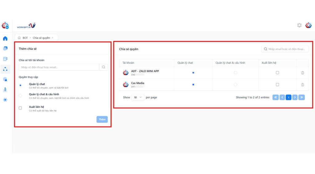 Hệ thống phân quyền thông minh