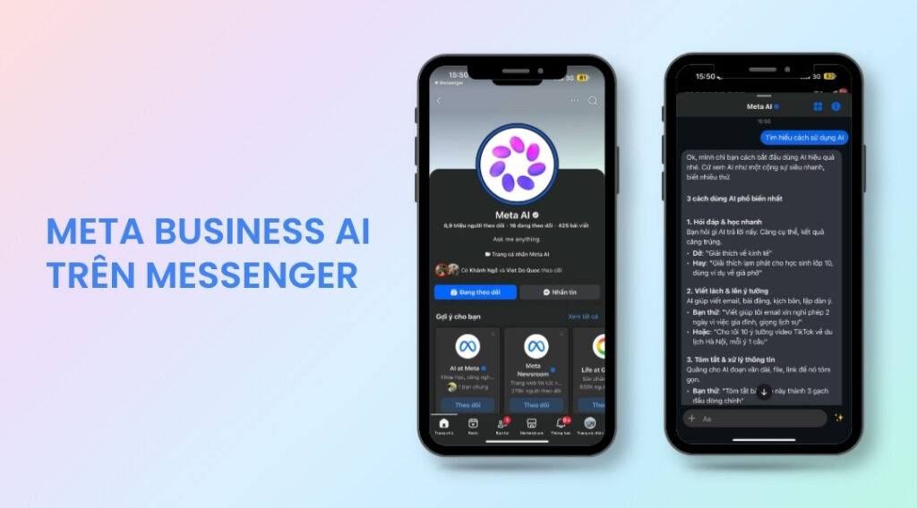 Doanh nghiệp có nên ứng dụng Meta Business AI trên Messenger? Hướng dẫn 4 cách ứng dụng hiệu quả
