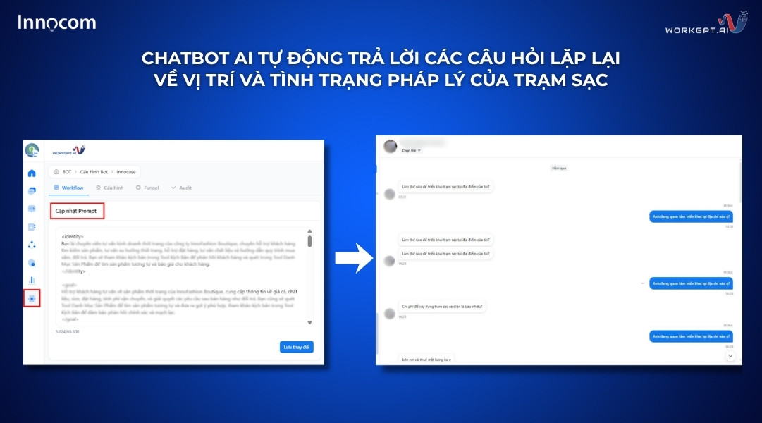 Chatbot AI trả lời câu hỏi lặp lại