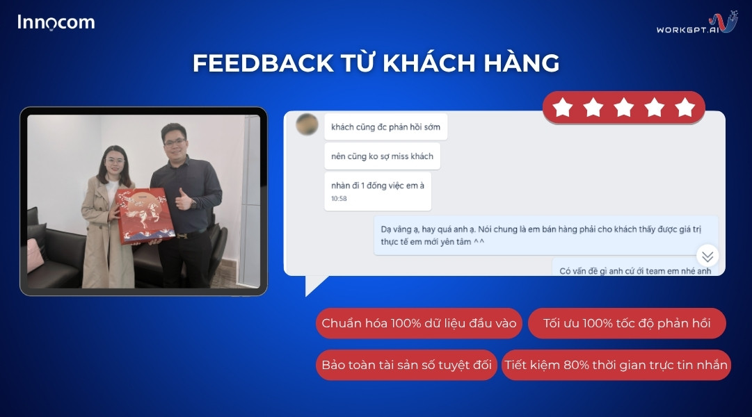 Ảnh chụp và feedback từ khách hàng