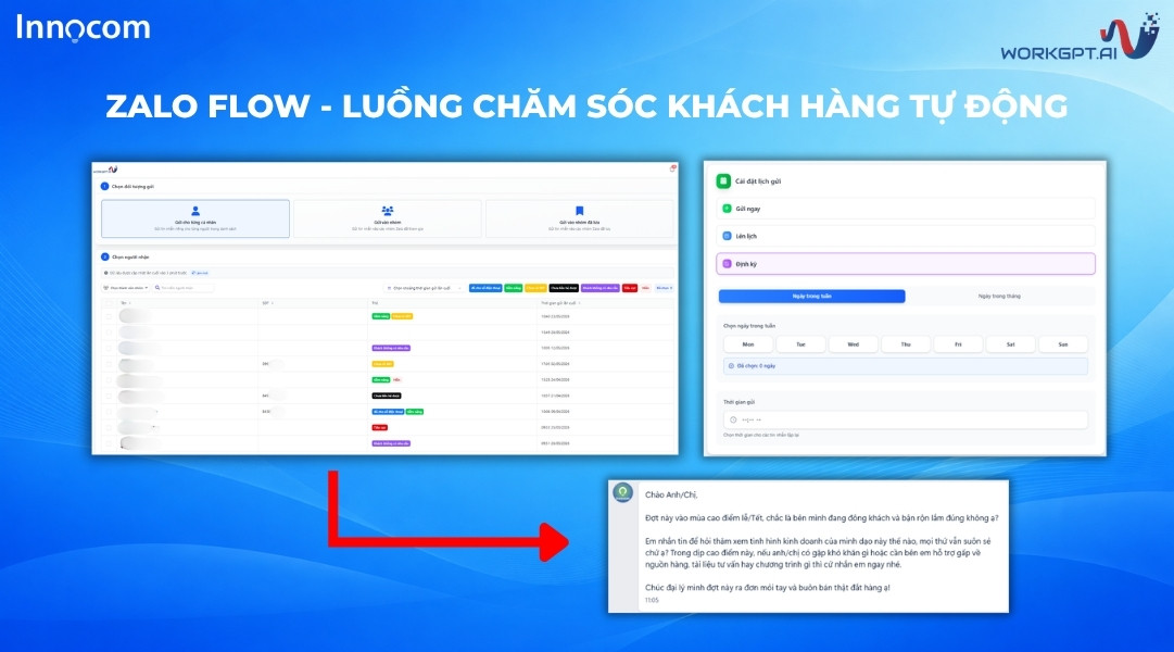 Zalo Flow - Luồng chăm sóc khách hàng tự động