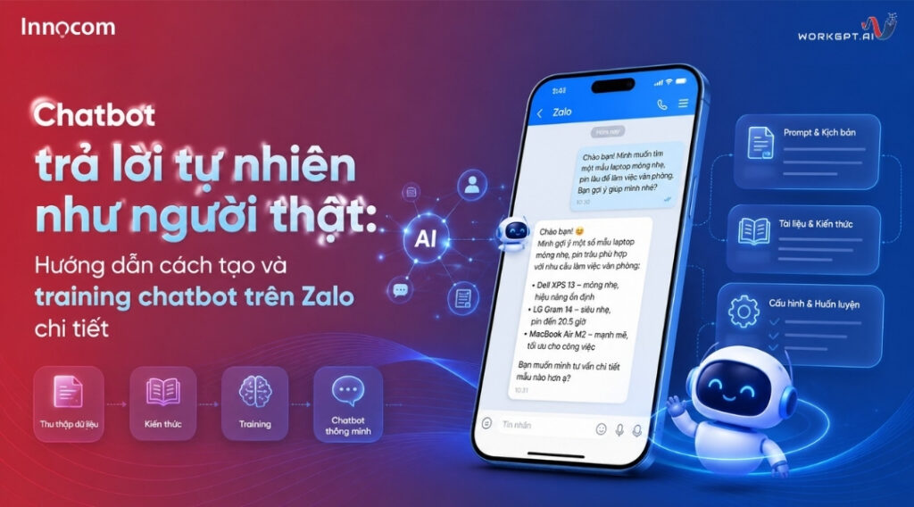 Chatbot trả lời tự nhiên như người thật: Hướng dẫn cách tạo và training chatbot trên Zalo chi tiết