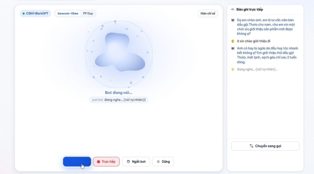 Callbot AI tự động hóa cuộc gọi khách hàng