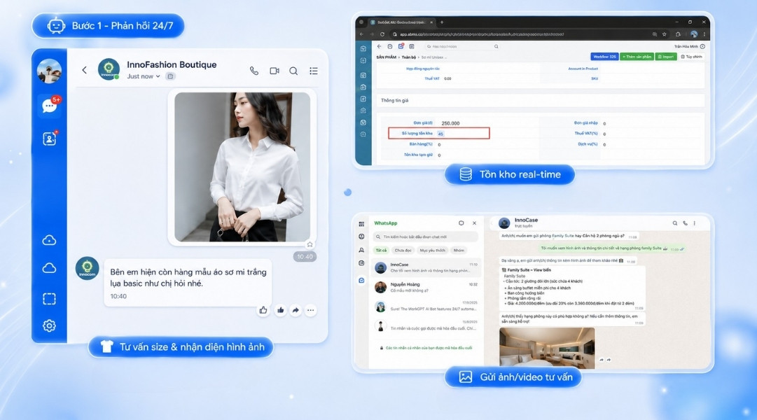 Chatbot AI phản hồi 24/7 và tư vấn chuyên sâu