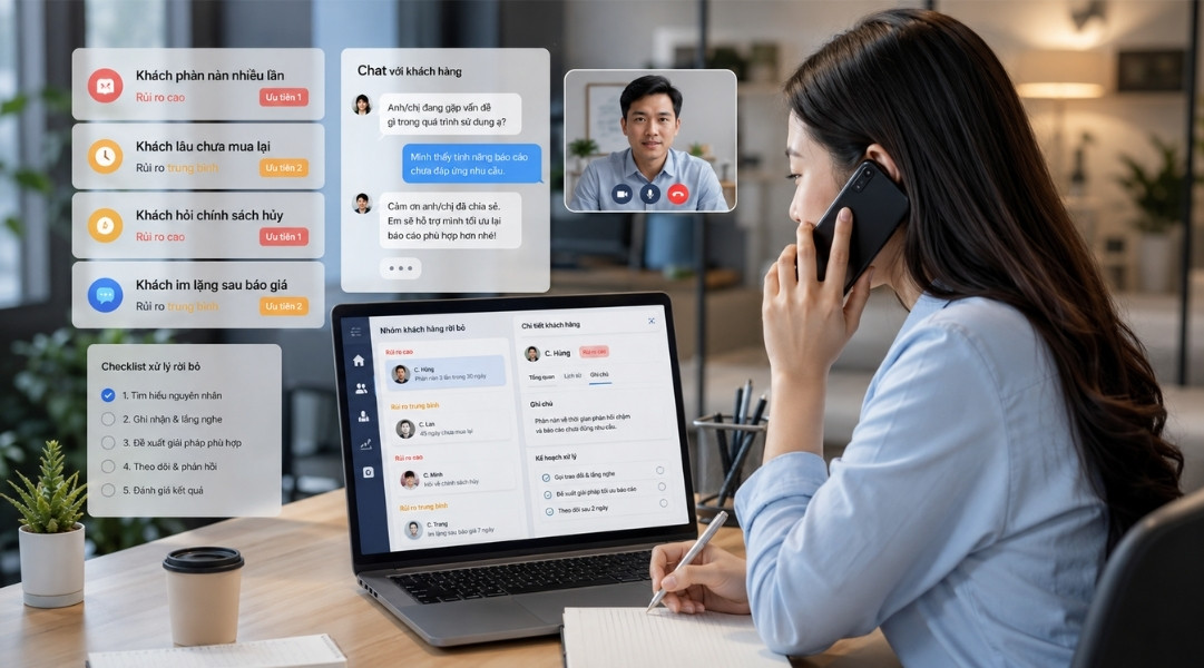 Chiến lược giữ chân khách hàng sắp rời bỏ