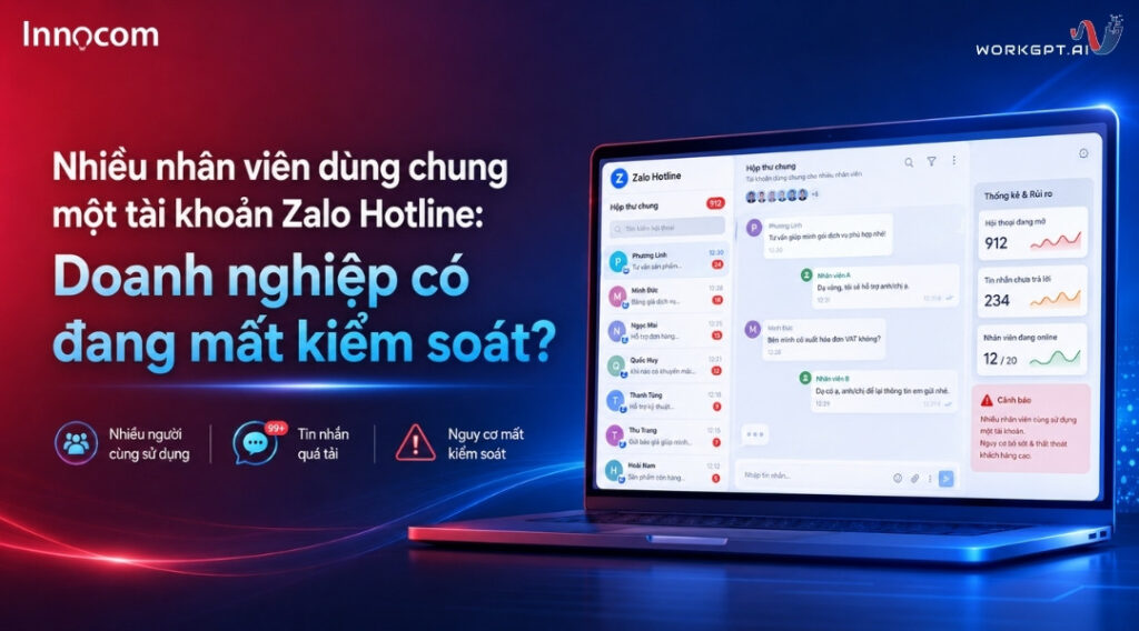 Nhiều nhân viên dùng chung một tài khoản Zalo Hotline: Doanh nghiệp có đang mất kiểm soát?