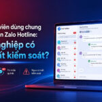 Nhiều nhân viên dùng chung một tài khoản Zalo Hotline: Doanh nghiệp có đang mất kiểm soát? Nhiều nhân viên dùng chung một tài khoản Zalo Hotline