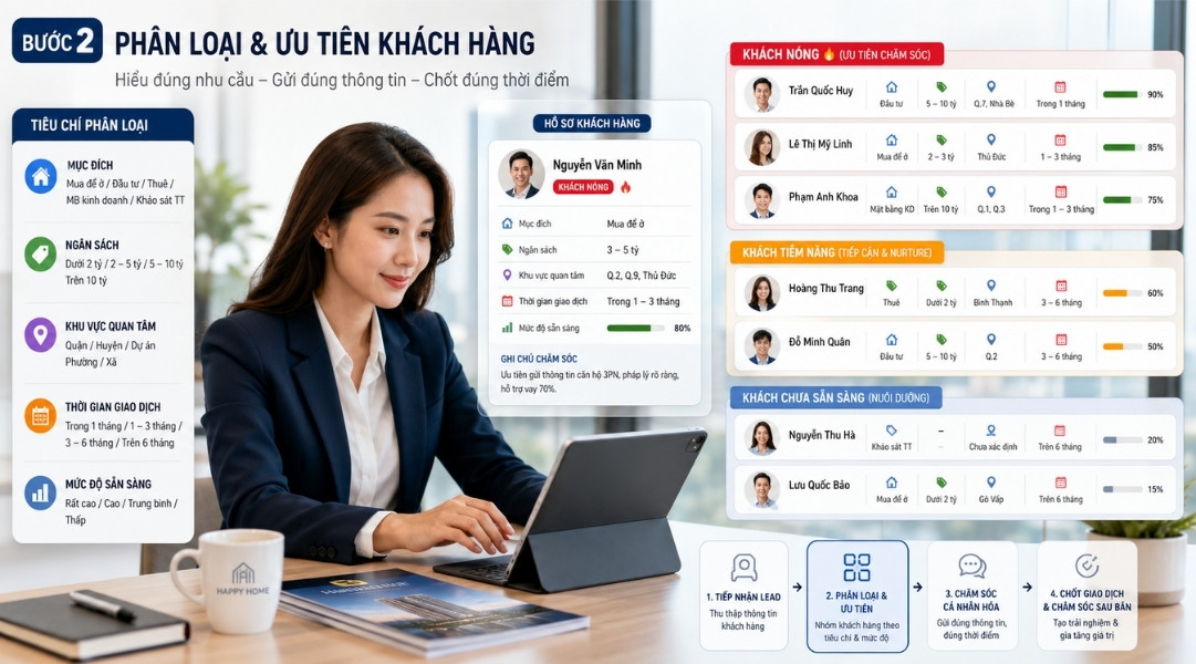 Phân nhóm khách hàng theo nhu cầu
