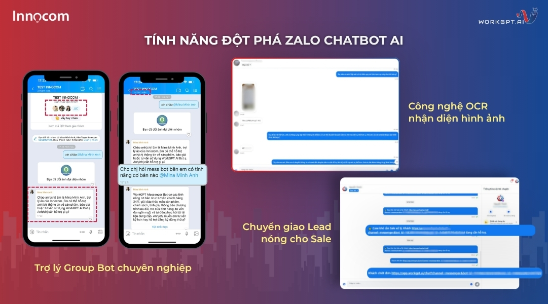 Tính năng đột phá Zalo Chatbot AI