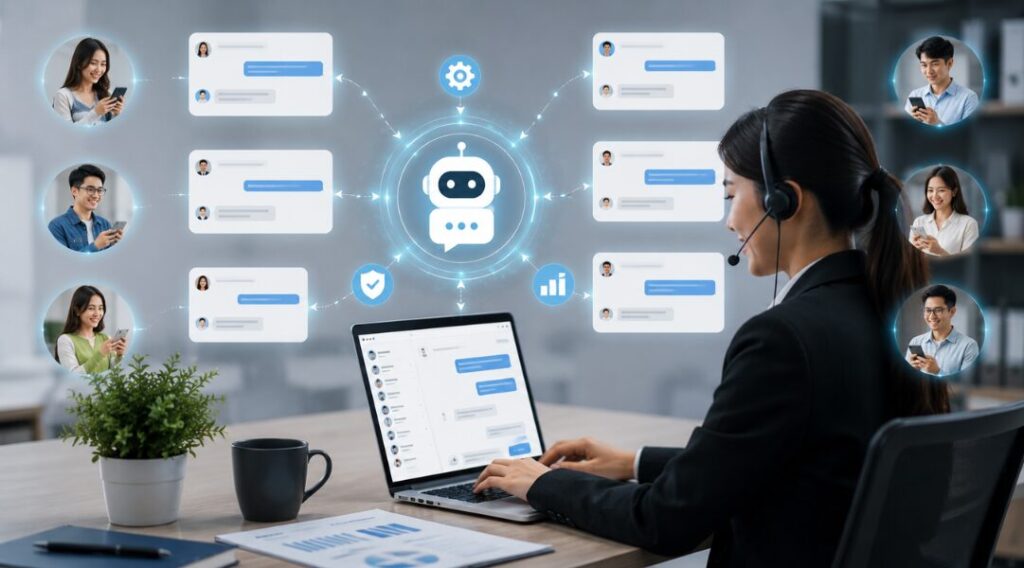 Sale trả lời khách không đồng nhất: Cách dùng Chatbot AI để chuẩn hóa nội dung tư vấn 