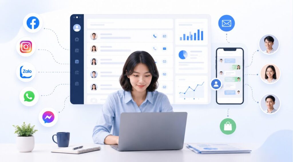 Quản lý dữ liệu khách hàng SMEs: Giải pháp cho sale chăm khách qua nhiều kênh