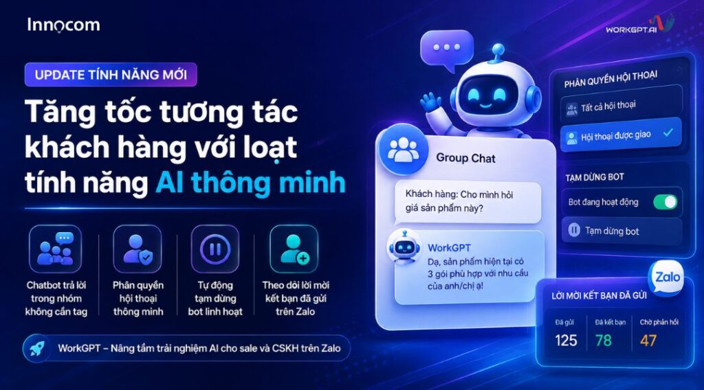 WorkGPT Update tính năng mới – Tăng tốc tương tác khách hàng với loạt tính năng AI thông minh
