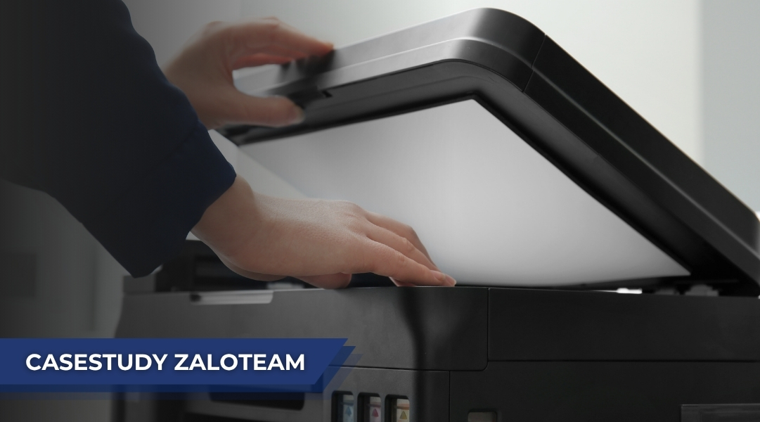 Zalo Team cho doanh nghiệp cung cấp máy in