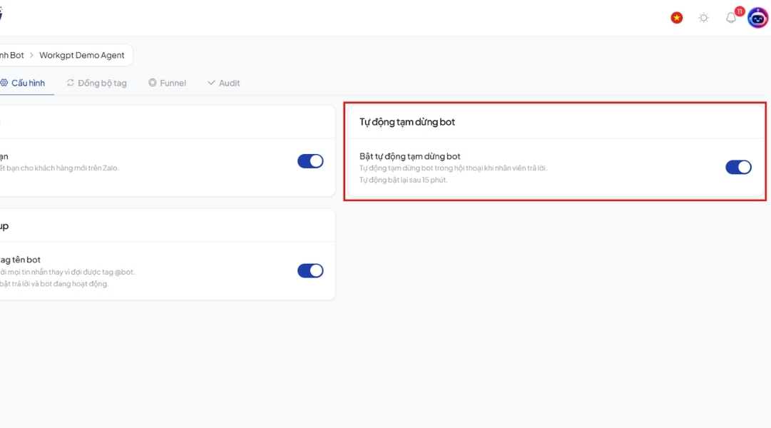 workgpt ai update tính năng mới