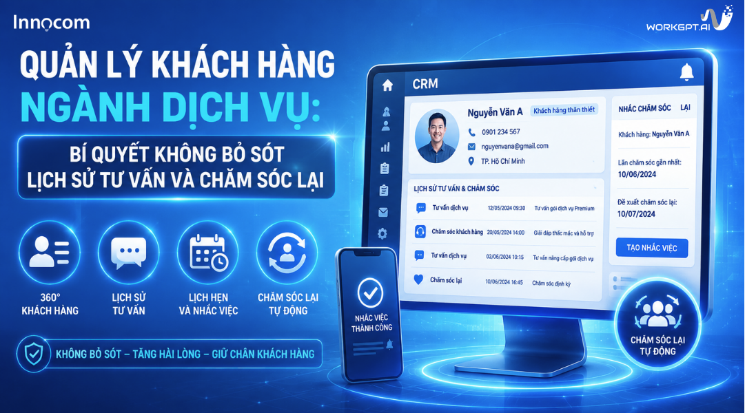 Bí quyết không bỏ sót lịch sử tư vấn