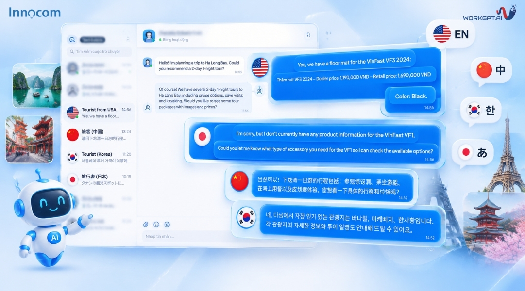 Chatbot AI hỗ trợ tư vấn đa ngôn ngữ thông minh
