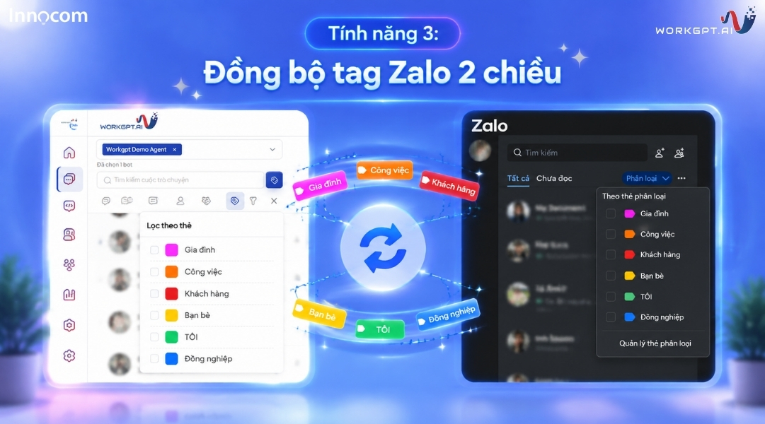 Đồng bộ tag Zalo 2 chiều