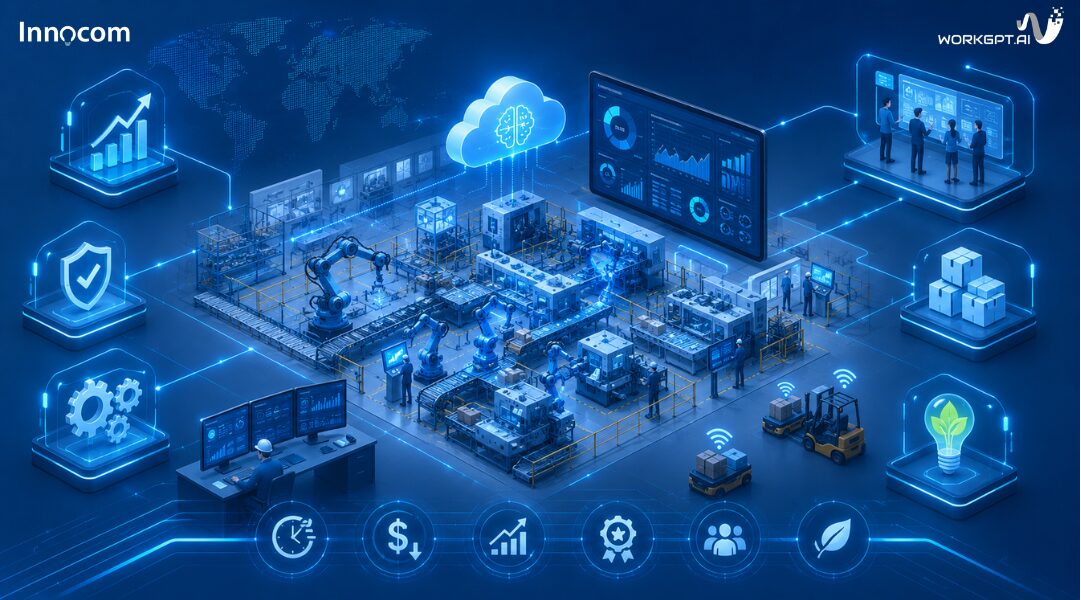 Lợi ích khi doanh nghiệp triển khai Smart Factory