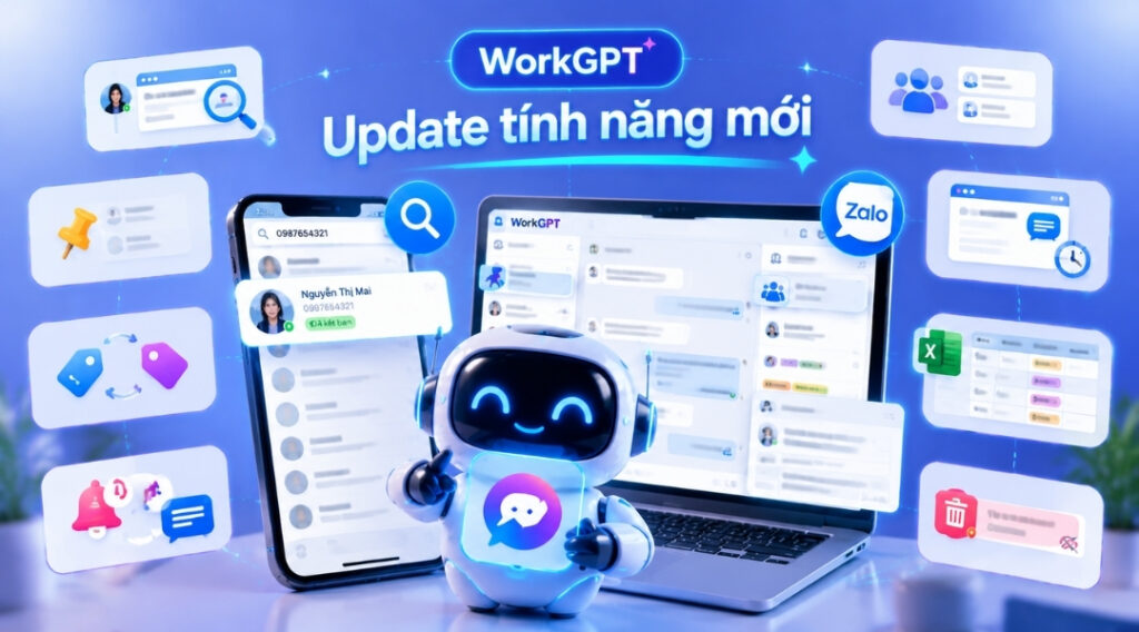 WorkGPT Update tính năng mới – Quản lý khách hàng toàn diện hơn với loạt cải tiến mạnh mẽ
