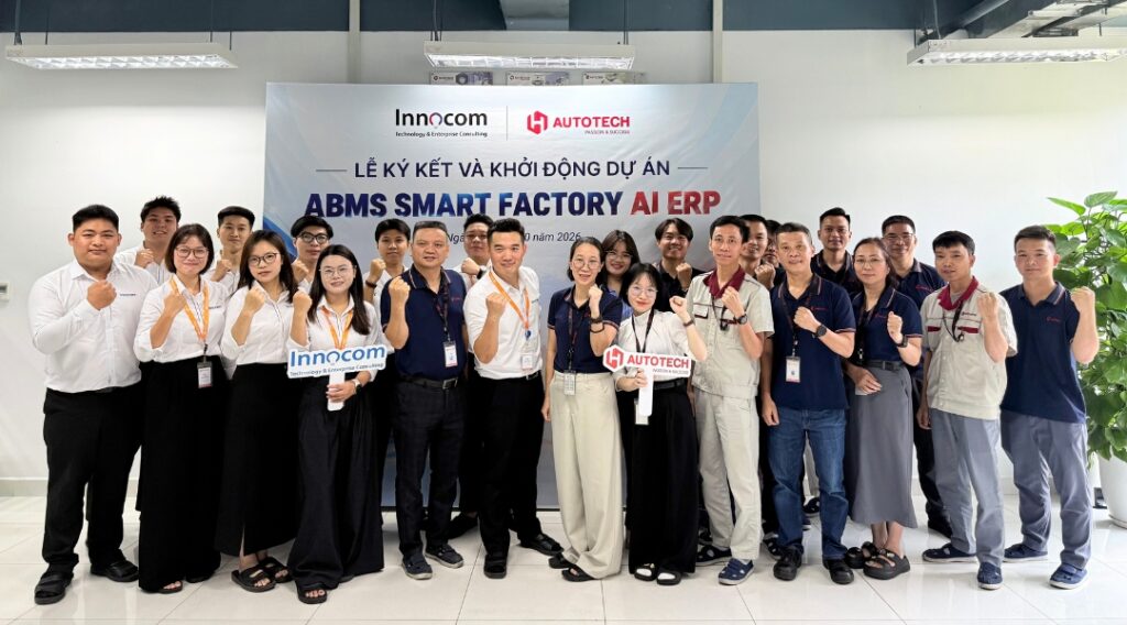 INNOCOM – AUTOTECH: Khởi động dự án ABMS Smart Factory AI ERP với sự dẫn dắt đặc biệt từ MC AI