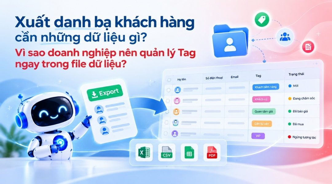 xuất danh bạ khách hàng